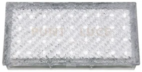 Walkover outdoor incasso - metallo bianco e policarbonato
