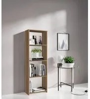 KIT LIBRERIA 3 RIPIANI ROVERE BAR. CM.L45XH138XD25