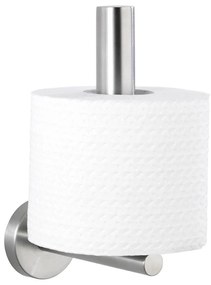 WENKO 19613100 - Portarotolo per carta igienica BOSIO MATT 8x18 cm acciaio inox/argento