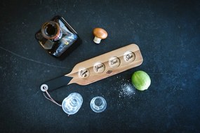 Tagliere di legno e 4 bicchieri da shot Gentlemen's Hardware - Gentlemen's Hardware