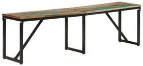 Panca 160x35x46 Cm İn Legno Massello Di Recupero /