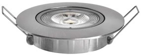 Lampada LED da incasso EXCLUSIVE 1xLED/5W/230V 4000 K argento