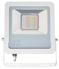 Faro proiettore LED RGB 50W IP65 con Telecomando - Bianco Colore RGB