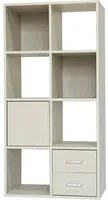 Phoenix - libreria modulare in legno bianco 60x30x120 cm