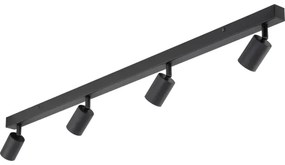 Faretto NEX 4xGU10/10W/230V nero