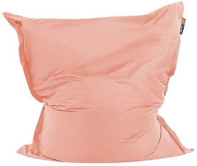 Poltrona sacco impermeabile nylon rosa pesca 140 x 180 cm FUZZY Beliani