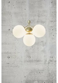 Nordlux - Lampadario a sospensione con filo IVONA 4xE27/28W/230V oro