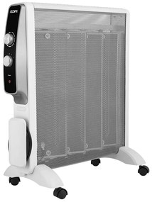 Radiatore di mica EDM 07197 Bianco 1000 W/2000 W