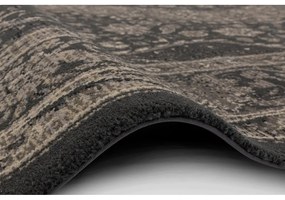 Tappeto in lana grigio scuro 100x180 cm Zana - Agnella