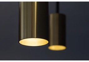 Klausen 111039 - Lampadario a sospensione con filo ARCADE 1xGU10/5W/230V nero/oro