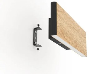 Eglo 390127 - Applique a LED CLIMENE 2xLED/4,2W/230V 3000K quercia