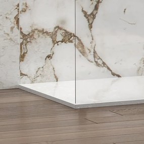 Box doccia walk in 80x140cm vetro 8mm anticalcare KW4000 - KAMALU