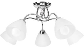 Lampadario a plafone MIRANDA 5xE27/60W/230V cromo lucido