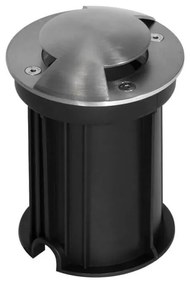 Faretto Carrabile Bidirezione MR16 IP67, Acciaio INOX 12/24V, Inox Colore del corpo Alluminio