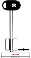 5pz chiave a doppia mappa mtncbp (g.vat 6) mottura vit11962