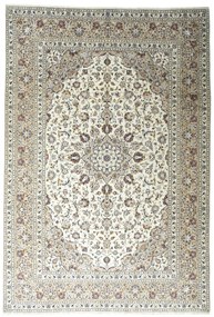 Kashan Tappeto 250 x 360 Beige (Iran) Annodato A Mano