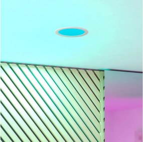 Eglo 901432-LED RGBW plafoniera da bagno con retroilluminazione FUEVA-Z LED/9,5W/230V pr.16,8cm IP44 bianco