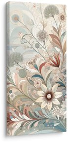 Quadro su tela – Fiori delicati in sfumature pastello