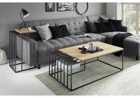 Tavolino laterale ZAIRA in rovere