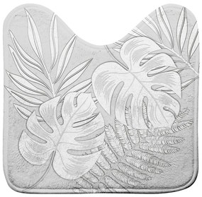 Tappetino da bagno grigio chiaro 45x45 cm Amber - douceur d'intérieur