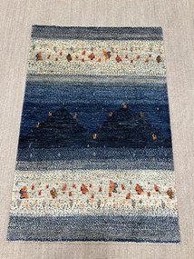 Loribaft Tappeto persiano 150 x 100 Blu (Iran) Annodato A Mano