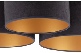 Duolla - Plafoniera ROLLER TRIO 3xE27/60W/230V antracite