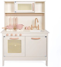 Cucina in legno Rosie con accessori