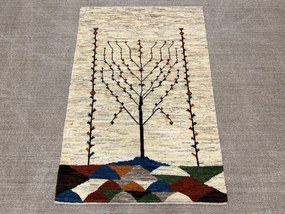 Gabbeh Tappeto 150 x 100 Beige (Iran) Annodato A Mano