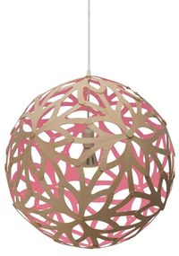 David Trubridge - Floral Lampada a Sospensione Ø60 Rosa David Trubridge