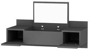 Tavolo da trucco ZAKKUM 33x100 cm antracite