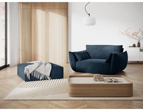Poltrona blu scuro Vanda - Mazzini Sofas
