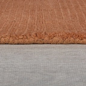 Tappeto in lana color mattone 160x230 cm - Flair Rugs