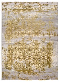 Tappeto grigio e oro , 140 x 200 cm Arabela Gold - Universal