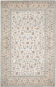 Kashan Tappeto 200x310 Blu (Iran) Annodato A Mano