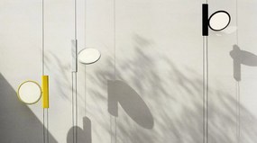 Flos Ok Lampada sospesa da interno con testa orientabile a luce diretta in alluminio Bianco