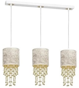Lampadario a sospensione con filo ALMERIA 3xE27/60W/230V