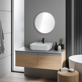 Brilagi-LED RGBW dimmerabile, specchio riscaldato con retroilluminazione CLARA PRO 19W/230V Ø 60 cm IP44 + telecomando