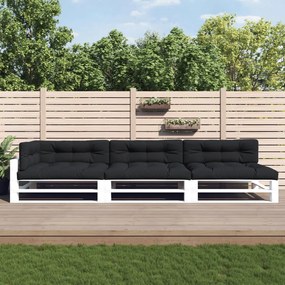 Cuscini Per Pallet 7 Pz Neri İn Tessuto Oxford /