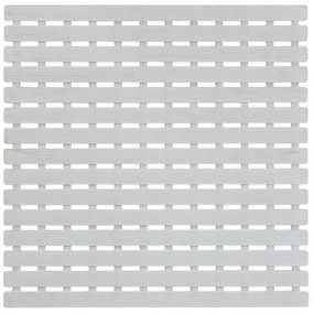 Pedana Doccia 54 x 54 in Plastica con Gommini Antiscivolo Bianca