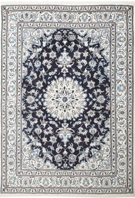 Nain Tappeto 240 x 170 Blu (Iran) Annodato A Mano