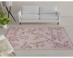 Tappeto lavabile rosa chiaro 80x50 cm - Vitaus