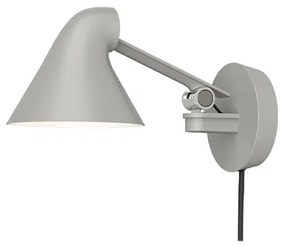 Louis Poulsen - NJP Box LED Applique da Parete 2700K Short Light Alu/Grey Louis Poulsen