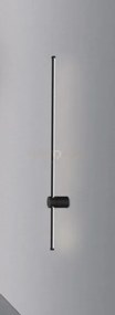 Elia/ad n lampada da parete nero opaco a led 18w sdd 2800 - 5000k 1...