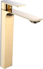 Mexen Alexa batteria lavabo alta, dorata - 71210-50
