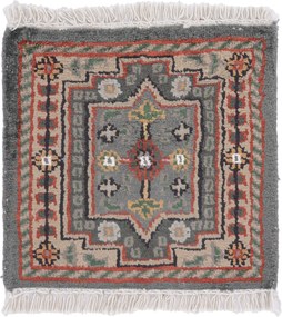 Agra Tappeto orientale 30x30 (Indian) Annodato A Mano