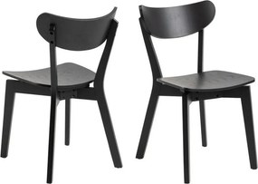 Sedia da pranzo nera Roxby - Actona