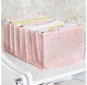 Organizzatore per armadi 37,5x24,5x17,5 cm rosa