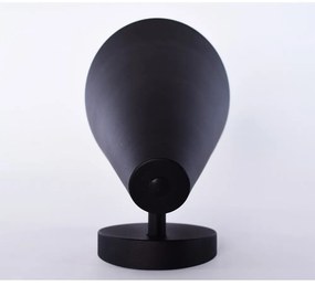 Lampada da parete nera, altezza 16 cm Lisboa - SULION