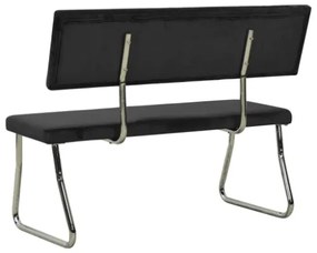 Panca 110 cm in Velluto Nero