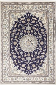 Nain Tappeto persiano 200x290 Blu (Iran) Annodato A Mano